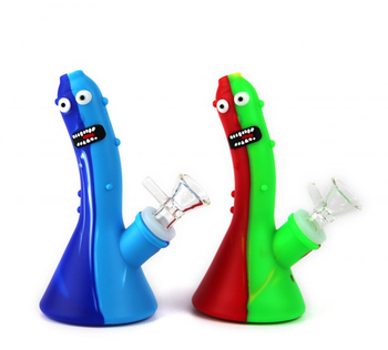 Бонг Silicone Pickle Rick - Бонги - Производители и бренды - Rick & Morty - Магазин вапорайзеров, бонгов и лучших аксессуаров для курения  rastastore.ru